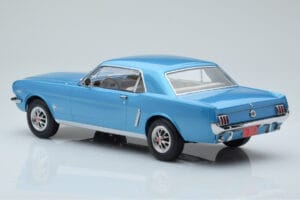 Ford Mustang Coupe Turcoaz Norev 1:18 182800 Metal - imaginea 5 din 6