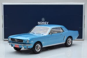 Ford Mustang Coupe Turcoaz Norev 1:18 182800 Metal - imaginea 6 din 6