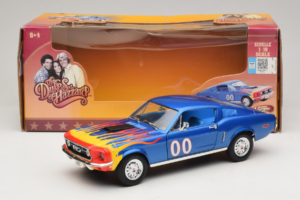 Ford Mustang Cooter's Car Dukes of Hazzard Tomy 1:18 21957P Metal - imaginea 6 din 6