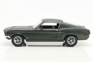 Ford Mustang Fastback Satin Green Metallic Norev 1:12 122702 Metal - imaginea 3 din 5