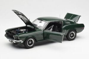 Ford Mustang GT Bullitt Verde AUTOart 1:18 72812 Metal - imaginea 2 din 8