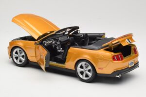 Ford Mustang GT S197 Cabriolet Auriu Maisto 1:18 31158 Metal - imaginea 4 din 7