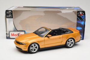 Ford Mustang GT S197 Cabriolet Auriu Maisto 1:18 31158 Metal - imaginea 7 din 7