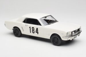 Ford Mustang Hardtop #184 B. Neyret / J. Terramorsi Rally Monte Carlo 1965 Norev 1:18 182801 Metal - imaginea 4 din 6