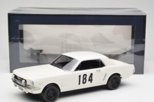 Ford Mustang Hardtop #184 B. Neyret / J. Terramorsi Rally Monte Carlo 1965 Norev 1:18 182801 Metal - imaginea 6 din 6