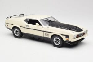 Ford Mustang Mach 1 Alb Sun Star 1:18 3602 Metal - imaginea 6 din 8