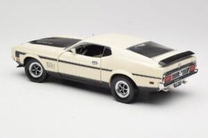 Ford Mustang Mach 1 Alb Sun Star 1:18 3602 Metal - imaginea 7 din 8