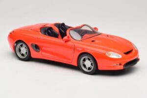 Ford Mustang Mach III Concept Portocaliu Maisto 1:18 50232 Metal - imaginea 6 din 8