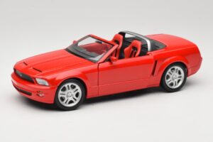 Ford Mustang S197 GT Cabriolet Roșu Beanstalk Group 1:18 FOR10016R Metal