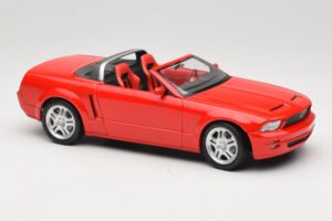 Ford Mustang S197 GT Cabriolet Roșu Beanstalk Group 1:18 FOR10016R Metal - imaginea 6 din 8