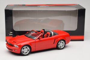 Ford Mustang S197 GT Cabriolet Roșu Beanstalk Group 1:18 FOR10016R Metal - imaginea 8 din 8