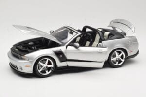 Ford Mustang S197 Roush 427R Cabriolet Argintiu Maisto 1:18 31669 Metal - imaginea 2 din 8