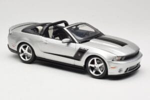 Ford Mustang S197 Roush 427R Cabriolet Argintiu Maisto 1:18 31669 Metal - imaginea 6 din 8