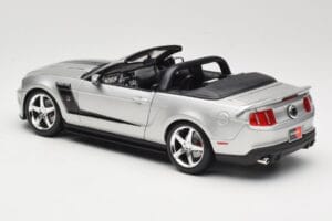 Ford Mustang S197 Roush 427R Cabriolet Argintiu Maisto 1:18 31669 Metal - imaginea 7 din 8