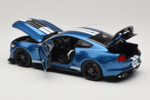Ford Mustang Shelby GT500 S550 Atlas Blue Metallic IXO 1:18 18RDC244-FO Metal - imaginea 5 din 8