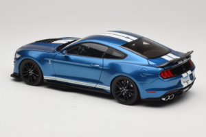 Ford Mustang Shelby GT500 S550 Atlas Blue Metallic IXO 1:18 18RDC244-FO Metal - imaginea 7 din 8