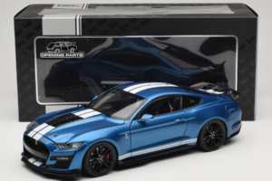 Ford Mustang Shelby GT500 S550 Atlas Blue Metallic IXO 1:18 18RDC244-FO Metal - imaginea 8 din 8
