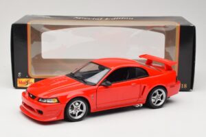 Ford Mustang SVT Cobra R SN95 Roșu Maisto 1:18 531872 Metal - imaginea 8 din 8