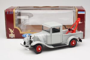Ford Pick-Up Wrecker Gri Road Signature 1:18 92257 Metal - imaginea 8 din 8