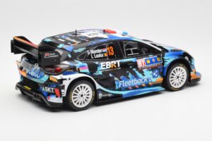 Ford Puma Rally1 #13 G. Munster / L. Louka Rally Central Europe 2023 IXO 1:18 18RMC188 Metal - imaginea 2 din 6
