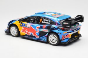 Ford Puma Rally1 #8 O. Tanak / M. Jarveoja 3rd Rally Central Europe 2023 IXO 1:18 18RMC187 Metal - imaginea 5 din 6