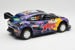 Ford Puma Rally1 #42 C. Breen / P. Nagle M-Sport Ford Rally Italia Sardegna 2022 TopSpeed 1:18 TS0491 Metal - imaginea 2 din 6