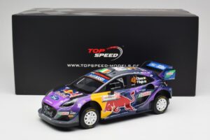 Ford Puma Rally1 #42 C. Breen / P. Nagle M-Sport Ford Rally Italia Sardegna 2022 TopSpeed 1:18 TS0491 Metal - imaginea 6 din 6