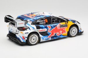 Ford Puma Rally1 WRC #16 A. Fourmaux / A. Coria Rally Monte Carlo 2024 IXO 1:18 18RMC198 Metal - imaginea 2 din 6