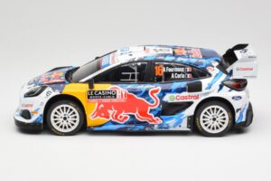 Ford Puma Rally1 WRC #16 A. Fourmaux / A. Coria Rally Monte Carlo 2024 IXO 1:18 18RMC198 Metal - imaginea 3 din 6