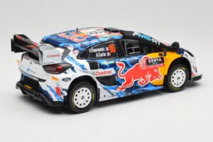 Ford Puma Rally1 WRC M-Sport #16 A. Fourmaux / A. Coria Safari Rally Kenya 2024 IXO 1:18 18RMC207 Metal - imaginea 2 din 6
