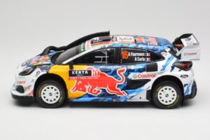 Ford Puma Rally1 WRC M-Sport #16 A. Fourmaux / A. Coria Safari Rally Kenya 2024 IXO 1:18 18RMC207 Metal - imaginea 3 din 6