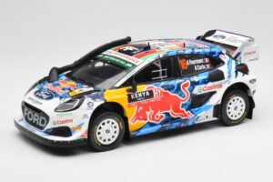 Ford Puma Rally1 WRC M-Sport #16 A. Fourmaux / A. Coria Safari Rally Kenya 2024 IXO 1:18 18RMC207 Metal