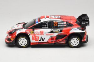 Ford Puma Rally1 WRC #22 M-Sport Ford World Rally Team M. Sesks / R. Francis Rally Poland 2024 IXO 1:18 18RMC215 Metal - imaginea 3 din 6