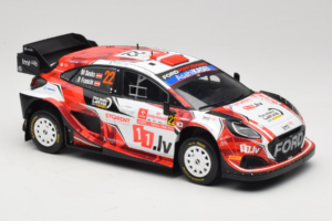 Ford Puma Rally1 WRC #22 M-Sport Ford World Rally Team M. Sesks / R. Francis Rally Poland 2024 IXO 1:18 18RMC215 Metal - imaginea 4 din 6