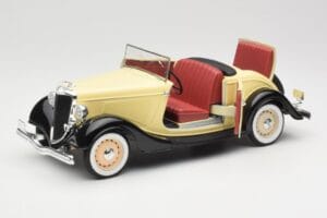 Ford Roadster Dearborn Yellow Solido 1:18 8008 Metal - imaginea 2 din 8
