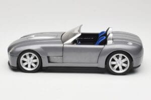 Shelby Cobra Cabriolet Grey Metallic Hot Wheels 1:18 G7220 Metal - imaginea 4 din 8