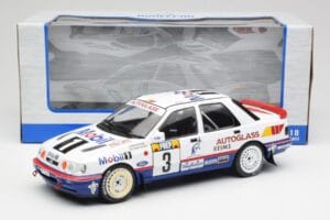 Ford Sierra RS Cosworth 4x4 #3 M. Biasion / T. Siviero Rally Monte Carlo 1992 MCG 1:18 MCG18355R Metal - imaginea 6 din 6