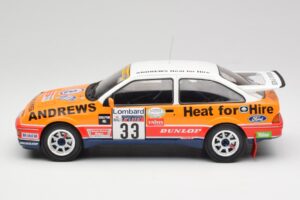 Ford Sierra RS Cosworth #33 R. Brookes RAC Rally 1989 IXO 1:18 18RMC115 Metal - imaginea 3 din 6