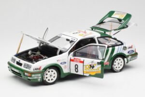 Ford Sierra RS Cosworth #8 D. Auriol / B. Occelli Rally Tour de Corse 1988 AUTOart 1:18 88812 Metal - imaginea 2 din 8