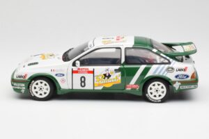 Ford Sierra RS Cosworth #8 D. Auriol / B. Occelli Rally Tour de Corse 1988 AUTOart 1:18 88812 Metal - imaginea 4 din 8