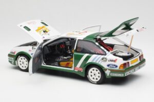 Ford Sierra RS Cosworth #8 D. Auriol / B. Occelli Rally Tour de Corse 1988 AUTOart 1:18 88812 Metal - imaginea 5 din 8