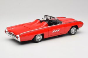 Ford Thunderbird Cabriolet Roșu Anson 1:18 30334 Metal - imaginea 3 din 8