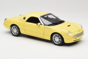 Ford Thunderbird Show Car Galben Maisto 1:18 50336 Metal - imaginea 6 din 8