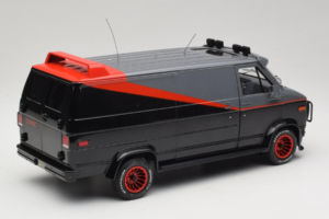 GMC Vandura A-Team Van Hot Wheels 1:18 V7439 Metal - imaginea 3 din 8