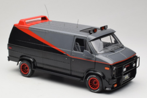 GMC Vandura A-Team Van Hot Wheels 1:18 V7439 Metal - imaginea 6 din 8