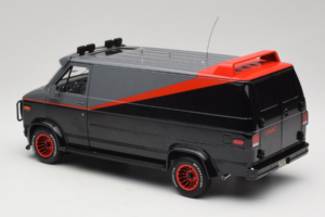 GMC Vandura A-Team Van Hot Wheels 1:18 V7439 Metal - imaginea 7 din 8