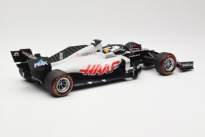 Haas VF-20 #8 R. Grosjean Bahrain GP 2020 Minichamps 1:18 110201508 Metal - imaginea 2 din 6