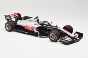 Haas VF-20 #8 R. Grosjean Bahrain GP 2020 Minichamps 1:18 110201508 Metal - imaginea 4 din 6