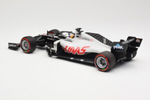 Haas VF-20 #8 R. Grosjean Bahrain GP 2020 Minichamps 1:18 110201508 Metal - imaginea 5 din 6