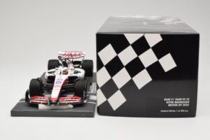 Haas VF-22 #20 K. Magnussen British GP 2022 Minichamps 1:18 117221020 Metal - imaginea 6 din 6
